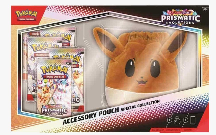 Pokemon Prismatic Evolutions Accessory Pouch Special Collection - SV: Prismatic Evolutions (PRE)