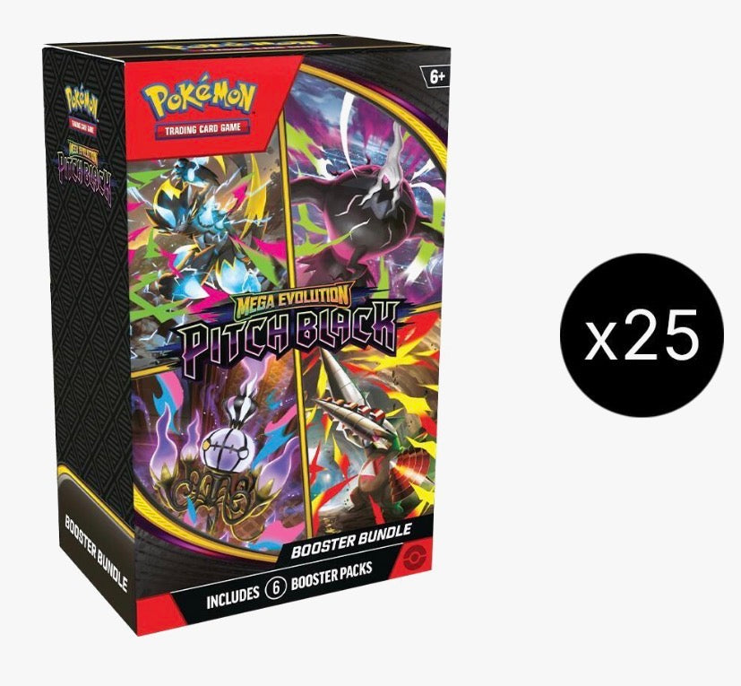 Pokemon Pitch Black Booster Bundle Case - ME05: Pitch Black (PBL)