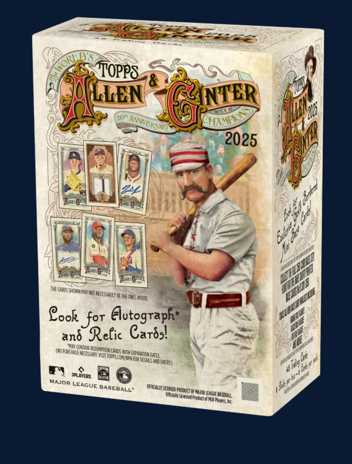 2025 Allen and Ginter MLB Retail Blaster Box