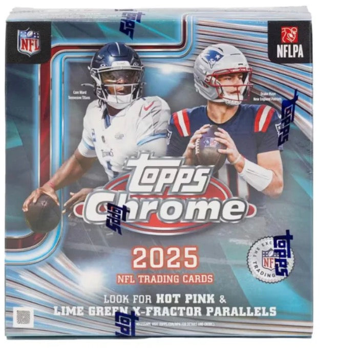 2025 Topps Chrome Football Mega Box