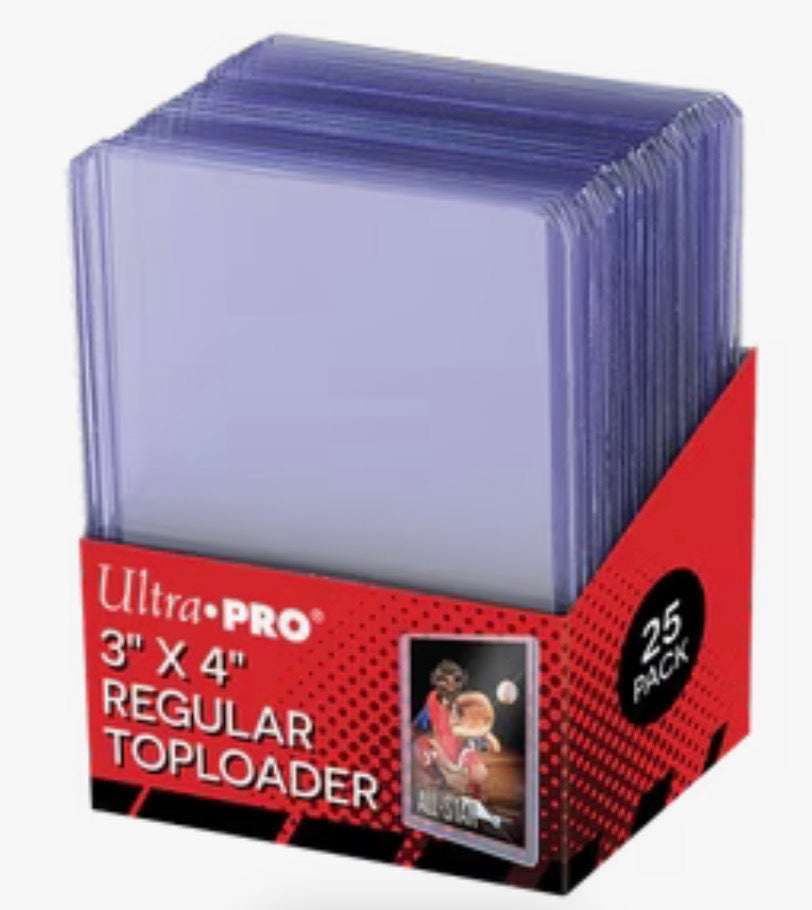 Bundle - (1) 25ct Toploaders and (1) 100ct Card Sleeves
