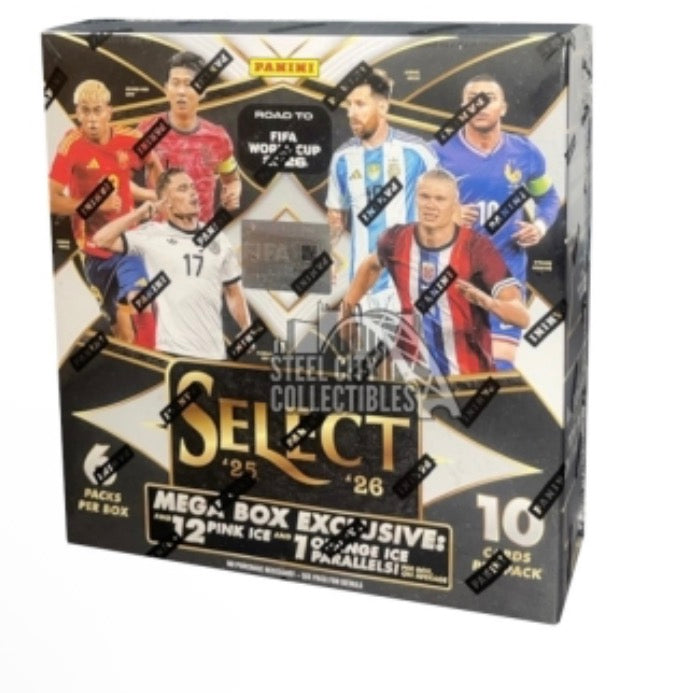 2026 Panini Select Road to the World Cup Soccer NPP Mega Box