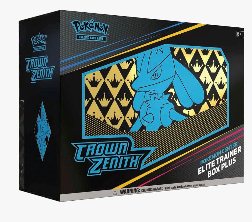 Pokemon Crown Zenith Pokemon Center Elite Trainer Box Plus - SWSH: Crown Zenith (CRZ)