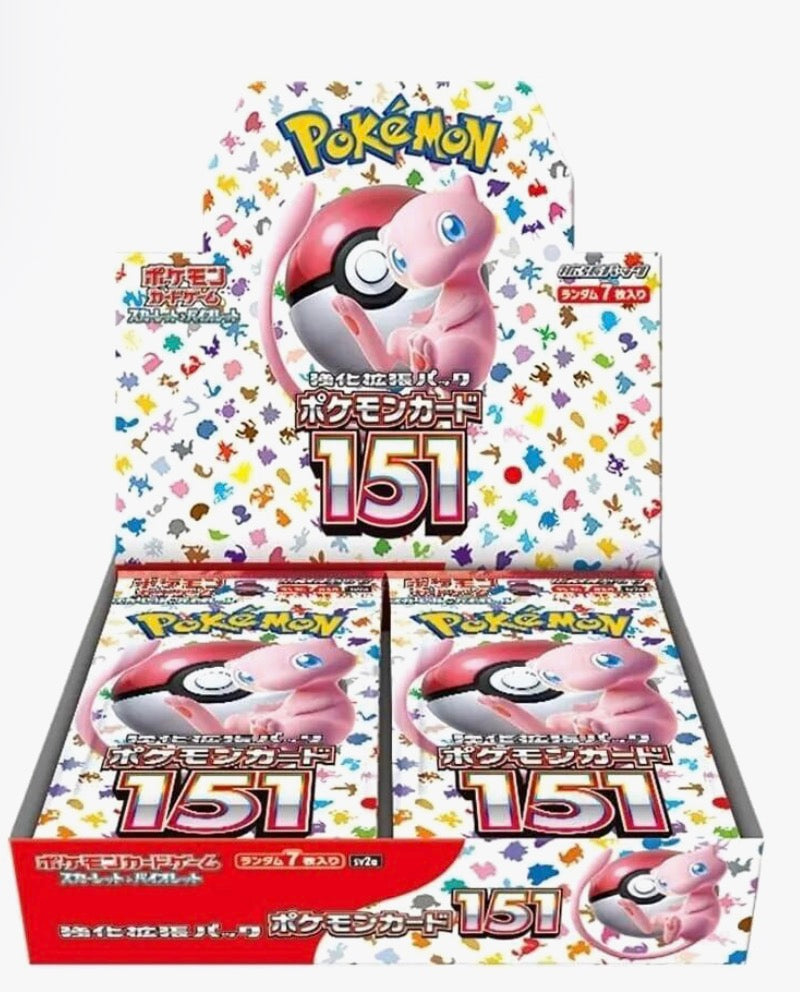 Pokemon Card 151 Booster Box - SV2a: Pokemon Card 151 (SV2a)
Japanese