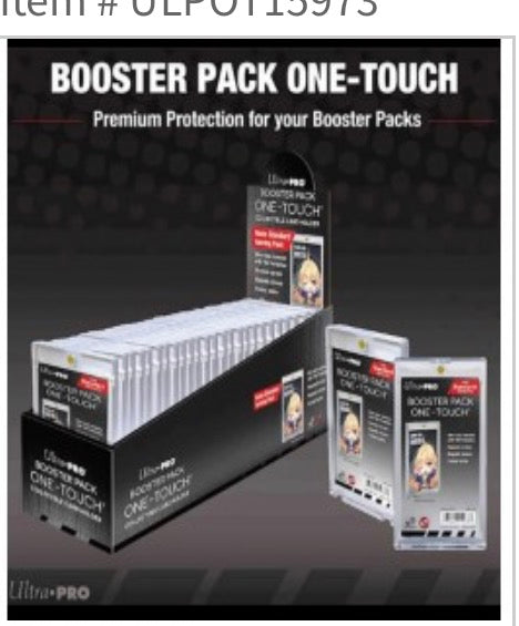 Ultra Pro UV One Touch Magnetic Holder for Booster Packs