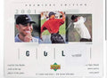 2001 UPPER DECK GOLF PREMIER EDITION HOBBY BOX
