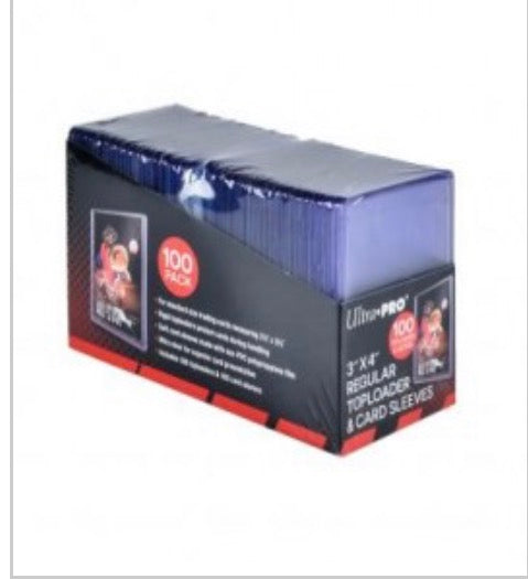 Ultra Pro: Standard 3 x 4-Inch Top Loader & 100CT Soft Sleeves Combo