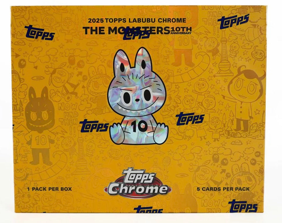 2025 Topps Chrome Labubu Hobby Box