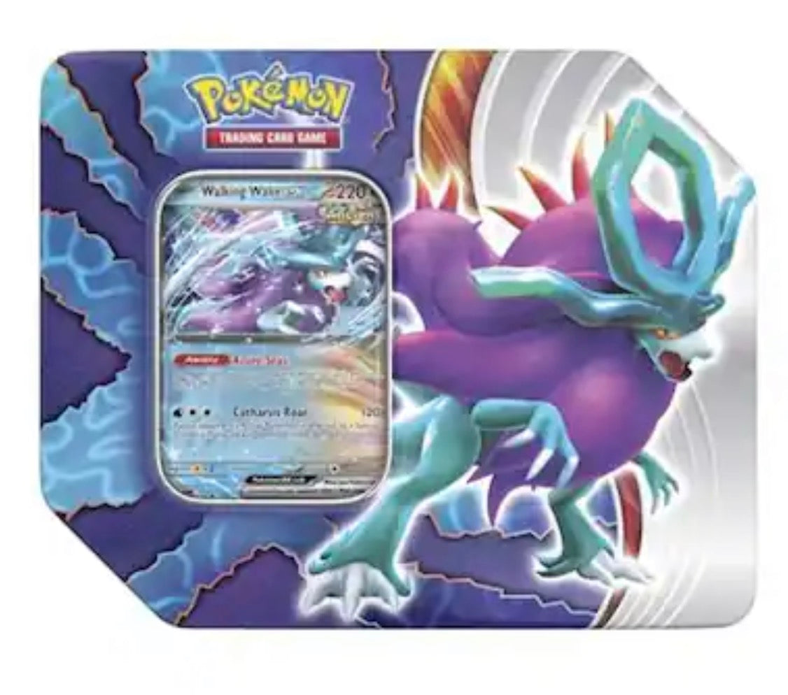 Pokemon Paradox Clash Tin [Walking Wake ex] - Miscellaneous Cards & Products (MCAP)