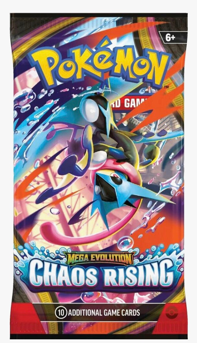 Pokemon Chaos Rising Booster Pack - ME04: Chaos Rising (CRI)