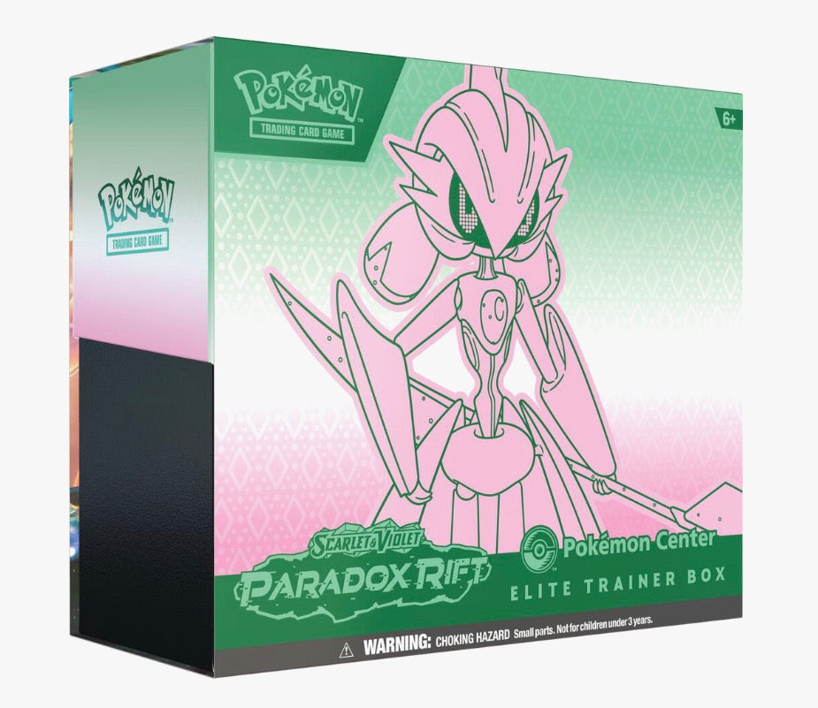 Pokemon Paradox Rift Pokemon Center Elite Trainer Box (Exclusive) [Iron Valiant] - SV04: Paradox Rift (PAR)