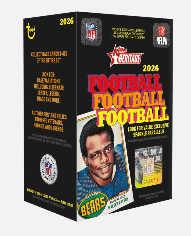 2026 Topps Heritage Football - Value Box