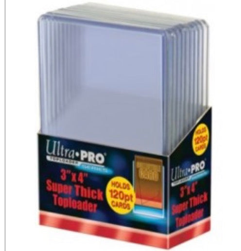 Ultra Pro: Standard 3 x 4-Inch 120PT Top Loader