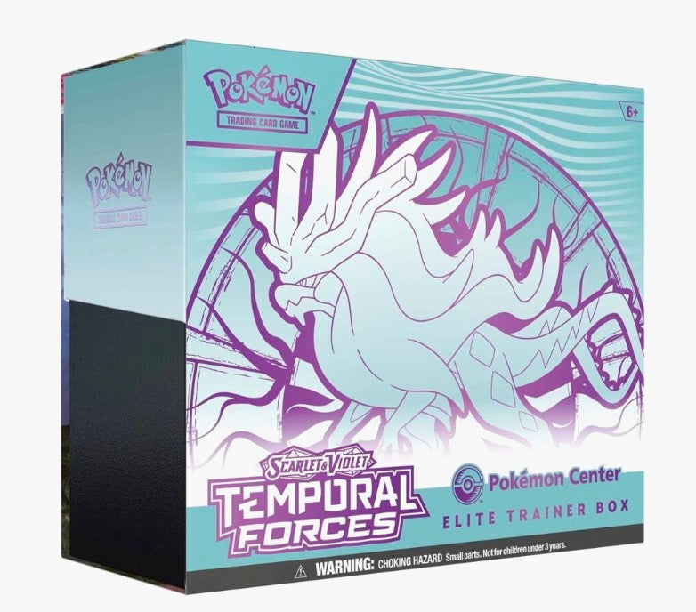 Pokemon Temporal Forces Pokemon Center Elite Trainer Box (Exclusive) [Walking Wake] - SV05: Temporal Forces (TEF)