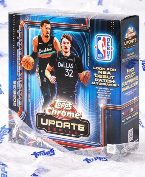 2025-26 Topps Chrome® Updates Basketball - Mega Box