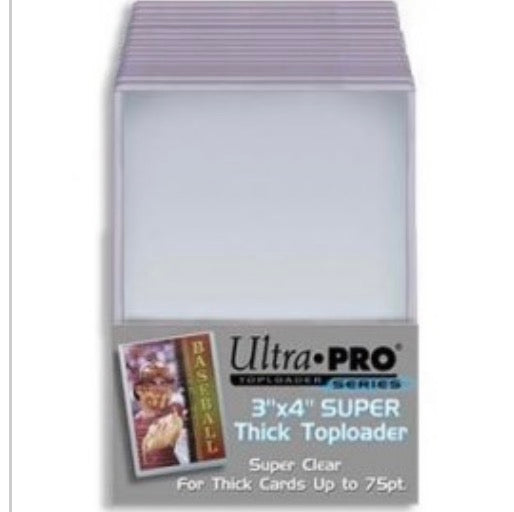 Ultra Pro: Standard 3 x 4-Inch 75PT Top Loader