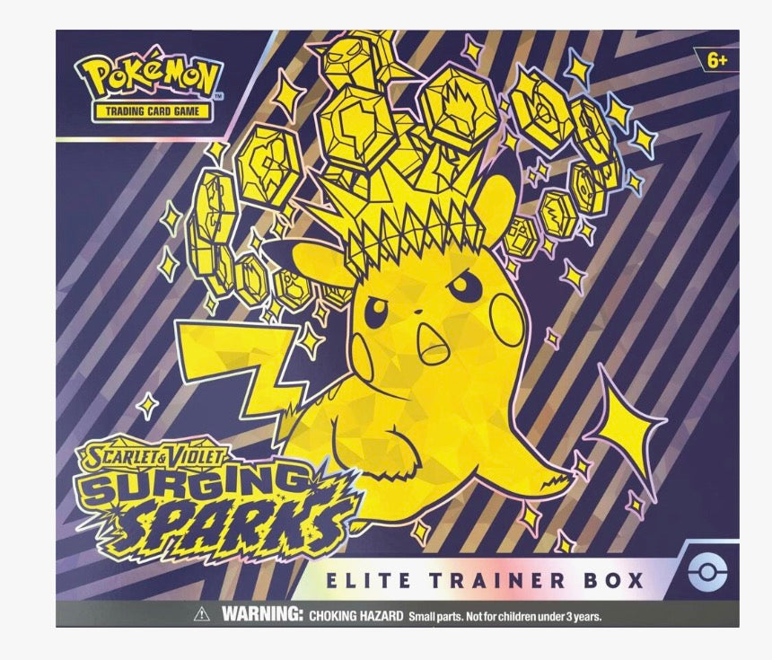 Pokemon Surging Sparks Elite Trainer Box - SV08: Surging Sparks (SSP)