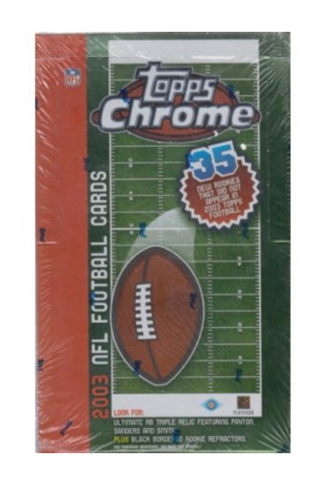 2003 Topps Chrome Football Hobby Box