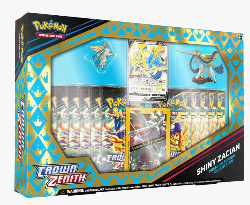 Pokemon Crown Zenith Premium Figure Collection [Shiny Zacian] - Crown Zenith (CRZ)