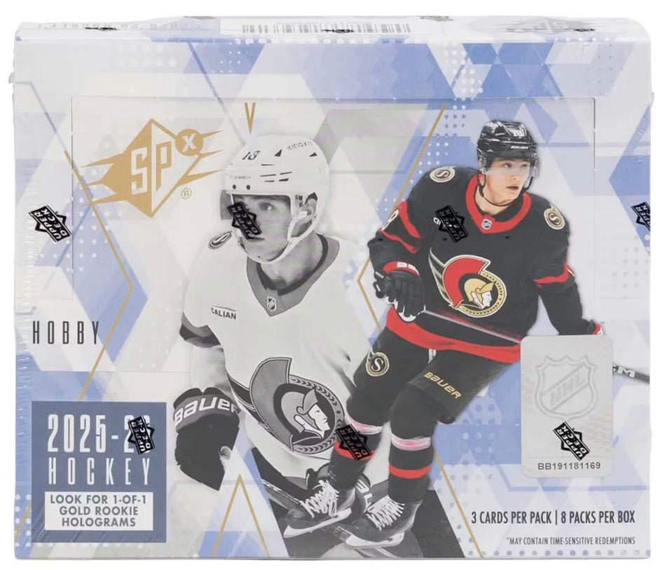 25 UPPER DECK SPX HOCKEY