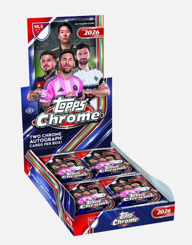 Topps Chrome® Major League Soccer 2026 - Hobby Box