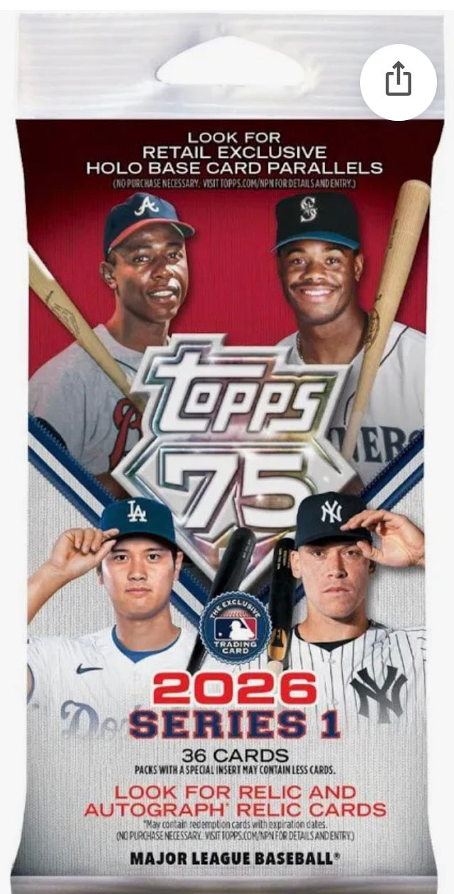 2026 Series 1 MLB Fat Pack
