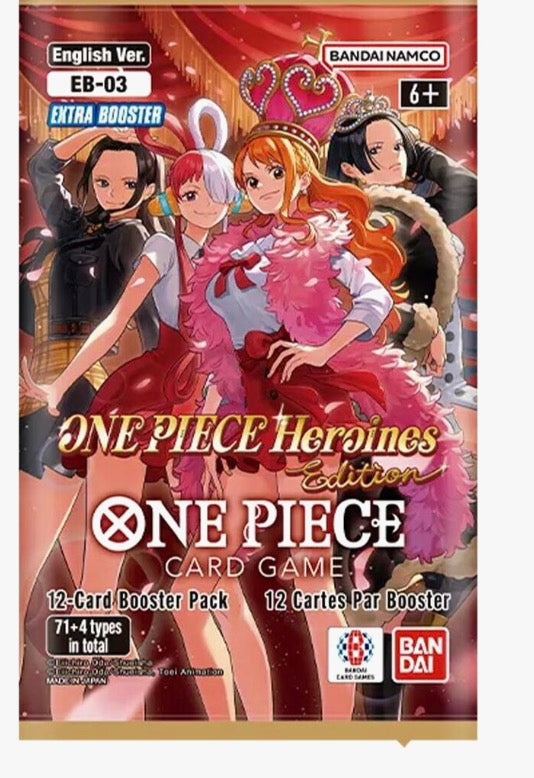 One Piece Extra Booster: One Piece Heroines Edition Sleeved Booster Pack - Extra Booster: One Piece Heroines Edition (EB-03)