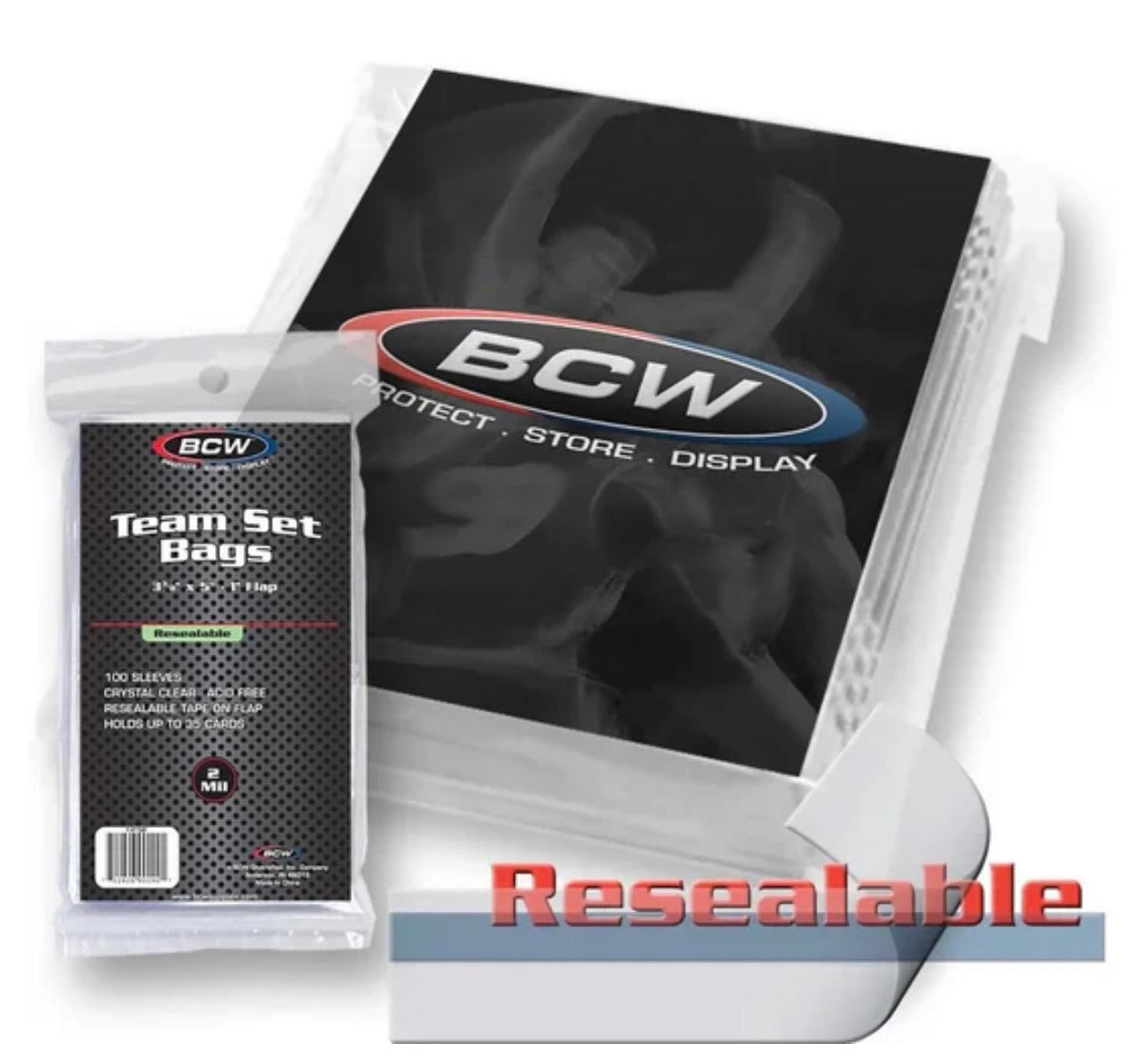 BCW RESEALABLE TEAM SET BAGS