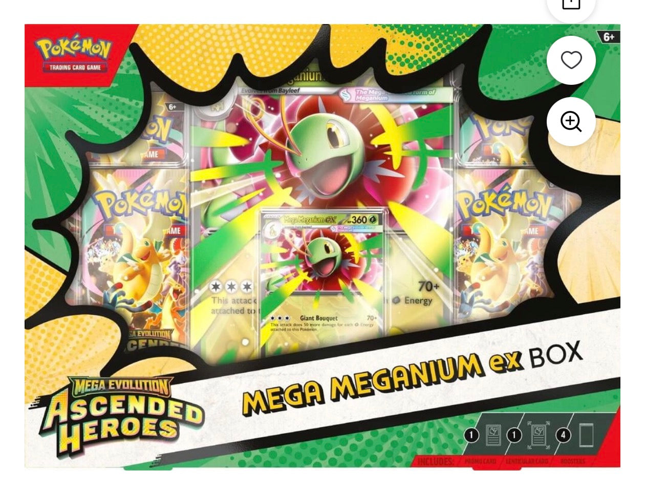 Pokemon TCG: Mega Evolution - Ascended Heroes ex Box