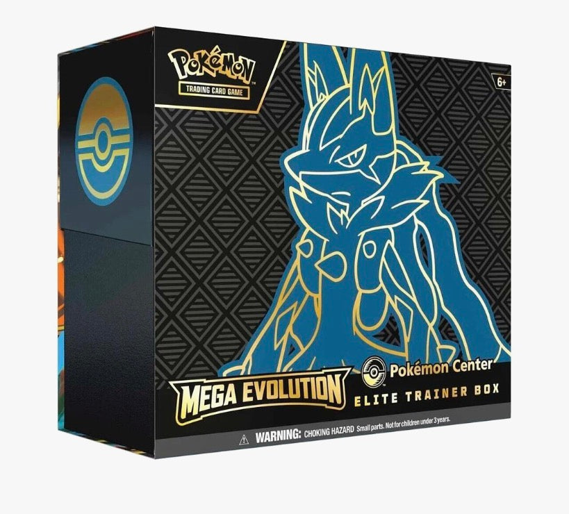 Pokemon Mega Evolution Pokemon Center Elite Trainer Box (Exclusive) [Mega Lucario] - ME01: Mega Evolution (MEG)