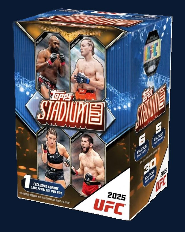 2025 Topps Stadium Club UFC Retail Blaster Box