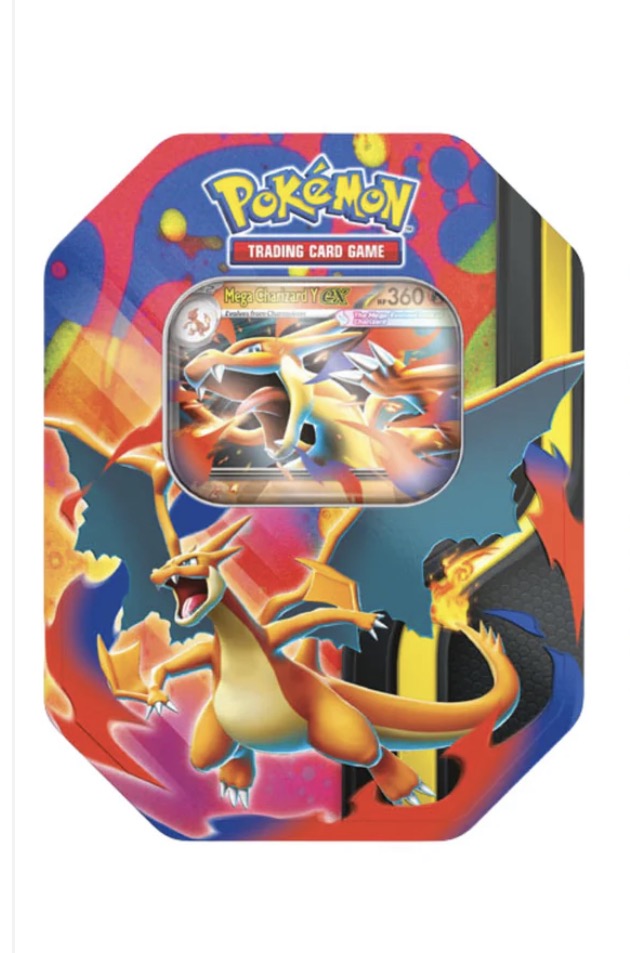 Pokémon Mega Charizard Tin (Mega Charizard X, Y)- Miscellaneous Cards & Products (MCAP)