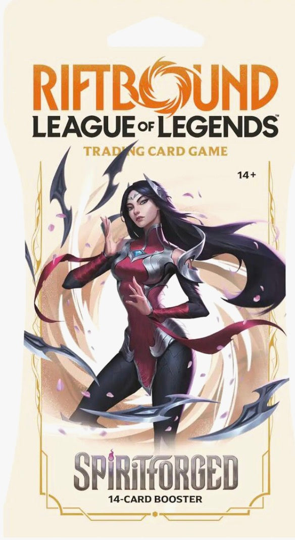 League of Legends Riftbound Spiritforged - Sleeved Booster Pack - Spiritforged (SFD)