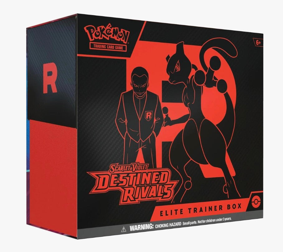 Pokemon Destined Rivals Elite Trainer Box - SV10: Destined Rivals (DRI)
