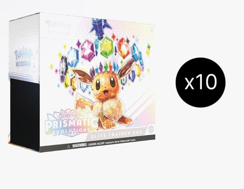 Pokemon Prismatic Evolutions Elite Trainer Case - SV: Prismatic Evolutions (PRE)