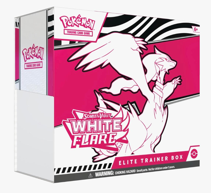 Pokemon White Flare Elite Trainer Box - SV: White Flare (WHT)