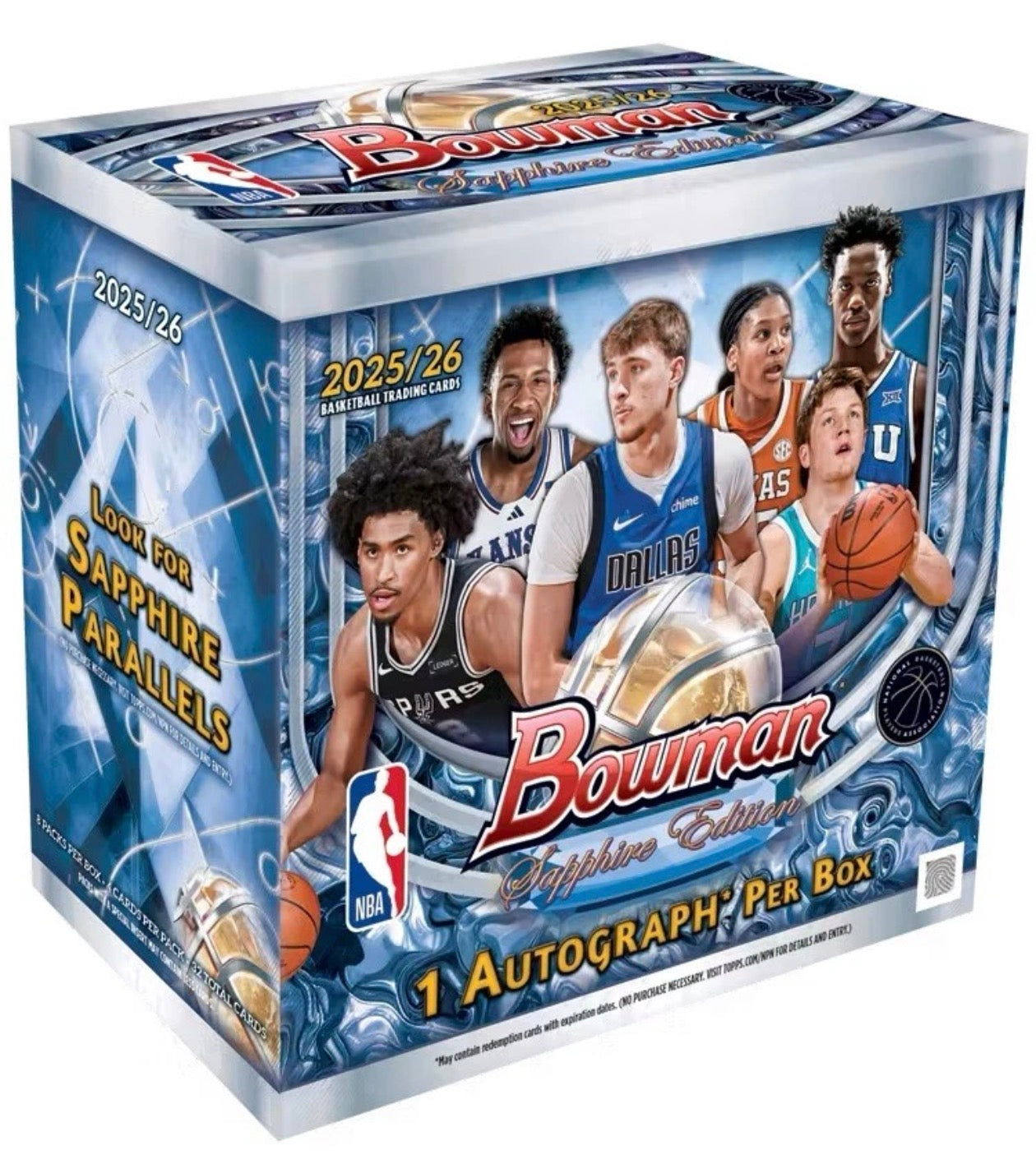2025-2026 Bowman Basketball Sapphire Hobby Box