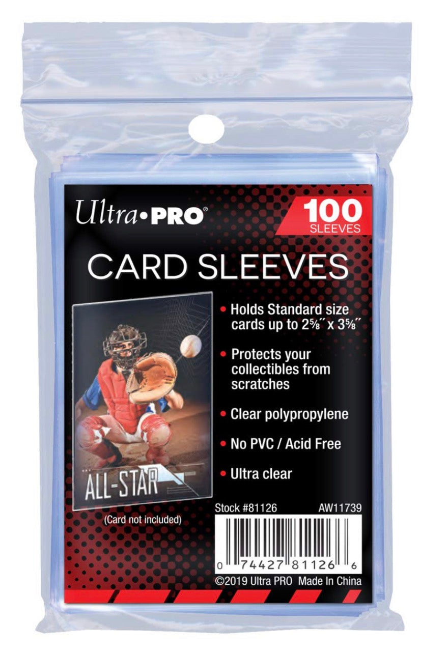 Bundle - (1) 25ct Toploaders and (1) 100ct Card Sleeves