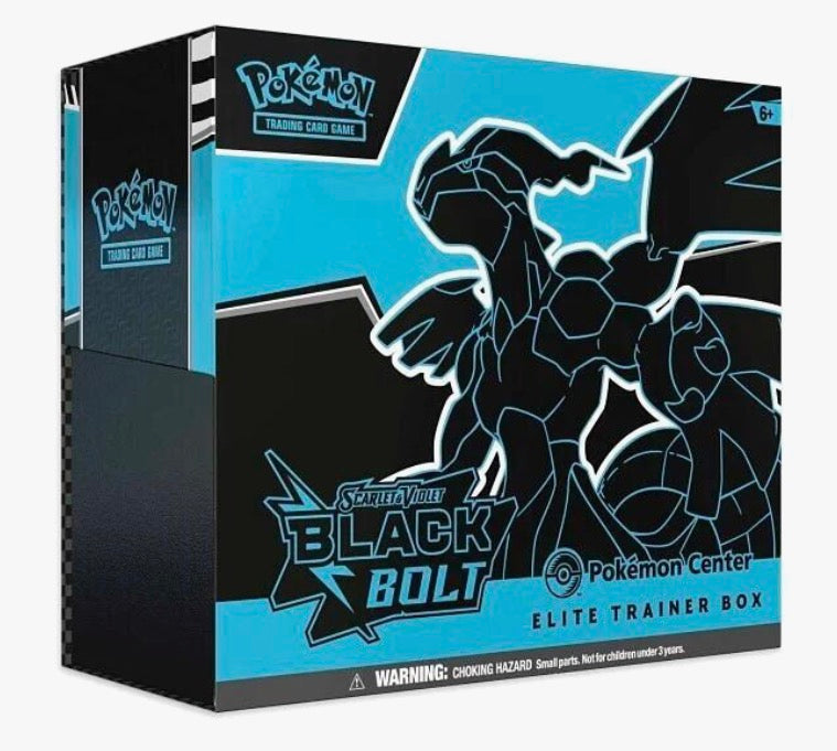 Pokemon Black Bolt Pokemon Center Elite Trainer Box (Exclusive) - SV: Black Bolt (BLK)