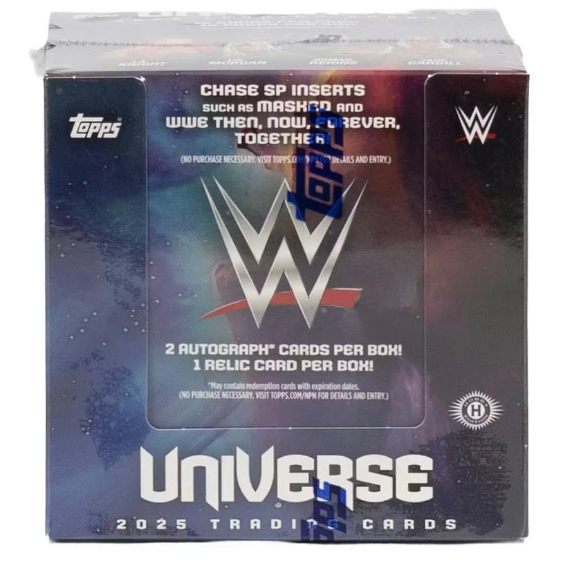 25 TOPPS WWE UNIVERSE HOBBY