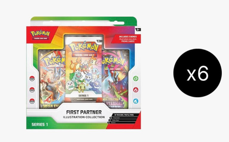 Pokemon First Partner Illustration Collection Case (Series 1) - First Partner Collection 2026