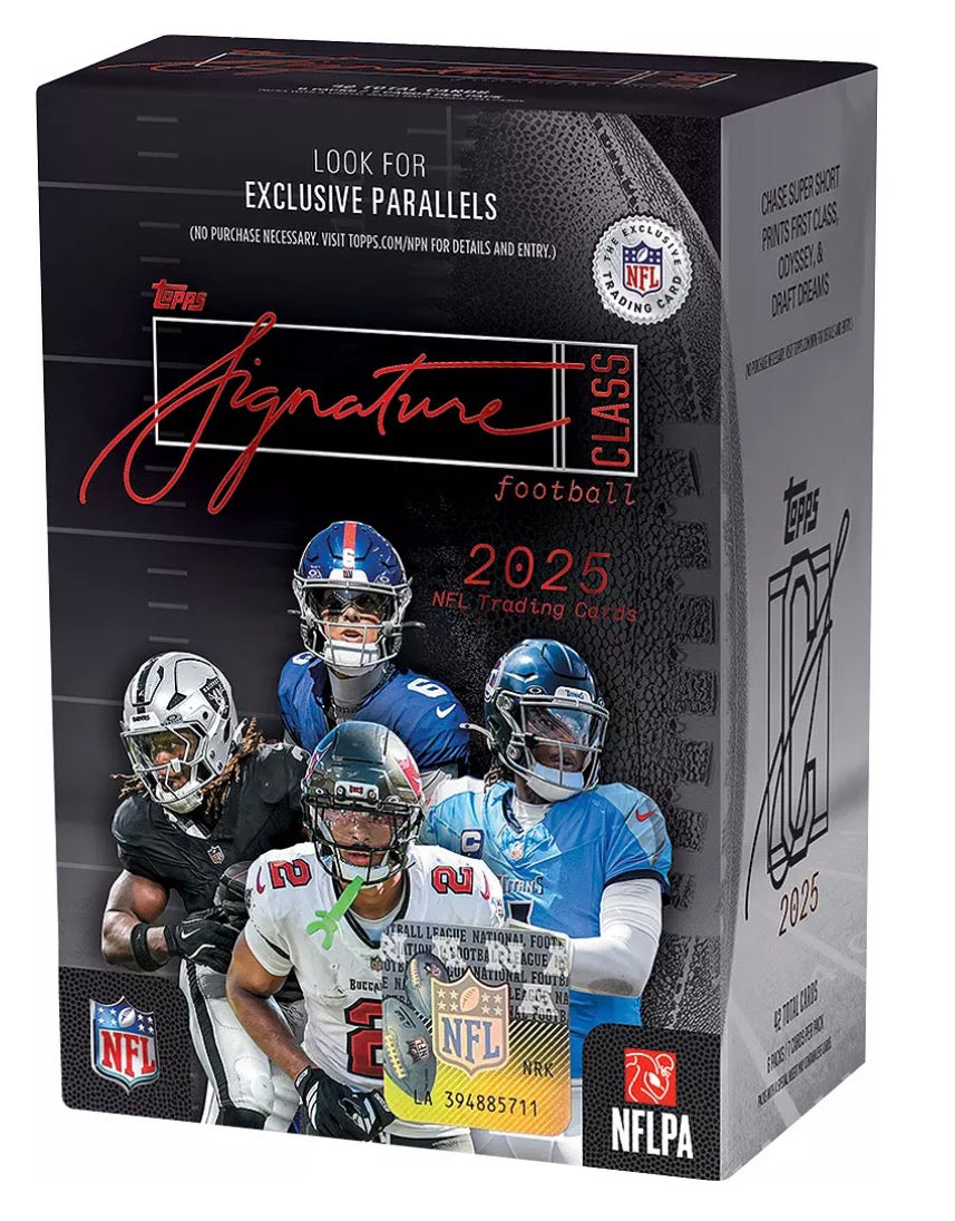 2025 Topps signature series NFL Blaster box