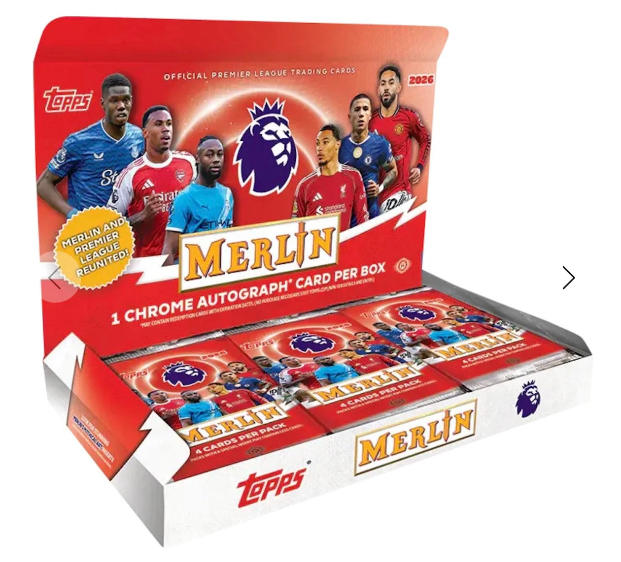 26 TOPPS MERLIN ENGLISH PREMIER LEAGUE SOCCER