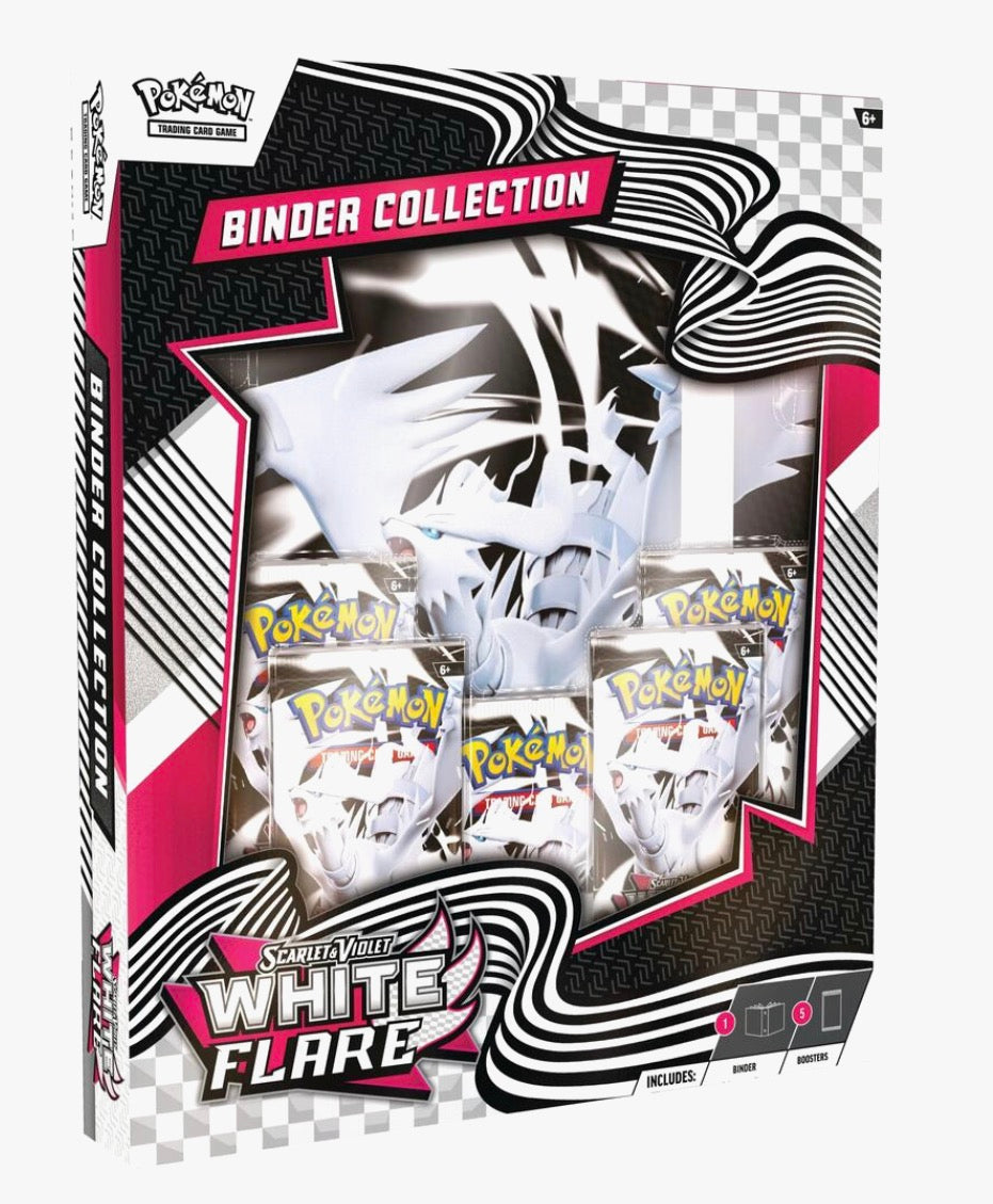 Pokemon White Flare or Black Bolt Binder Collection - SV: White Flare (WHT) Black Bolt (BLK)