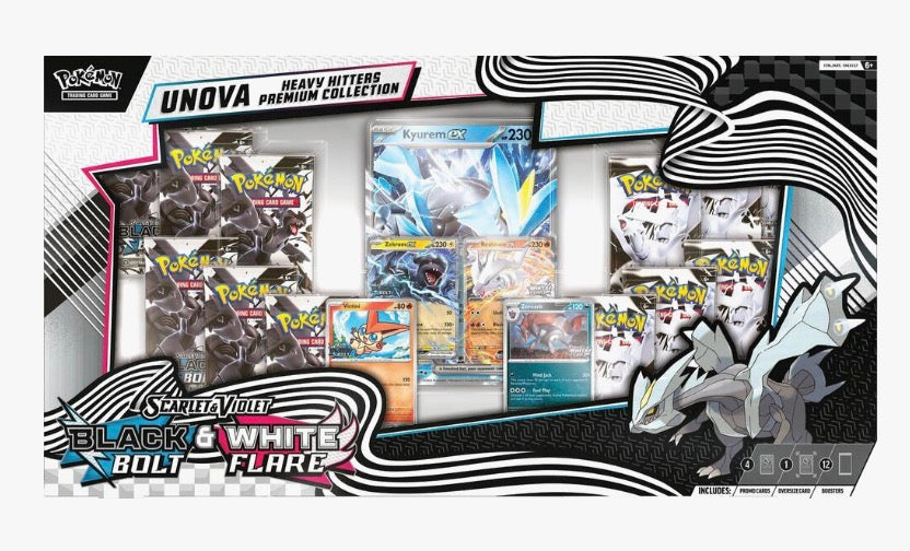 Pokemon Unova Heavy Hitters Premium Collection - SV: Black Bolt (BLK)