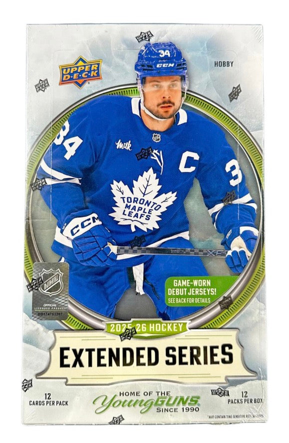 2025/26 UPPER DECK EXTENDED SERIES HOCKEY HOBBY BOX