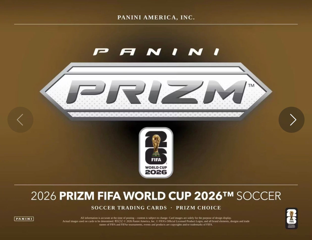 26 PANINI PRIZM FIFA CHOICE