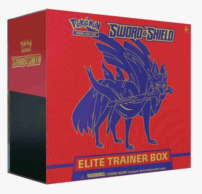 Pokemon Sword & Shield Elite Trainer Box [Zacian] - SWSH01: Sword & Shield Base Set (SWSH01)