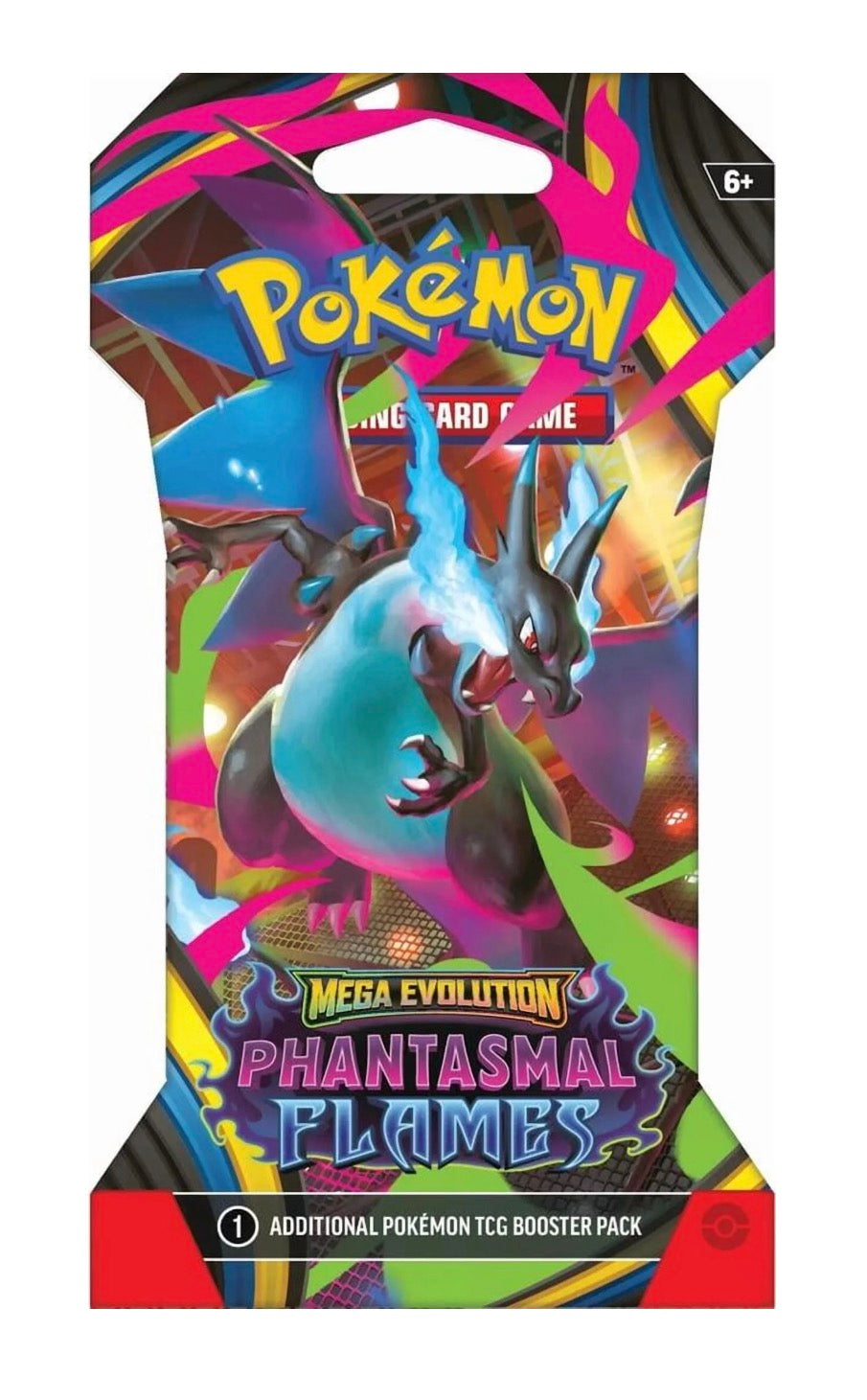 Pokémon Mega Evolution Phantasmal Flames Sleeved Booster Pack