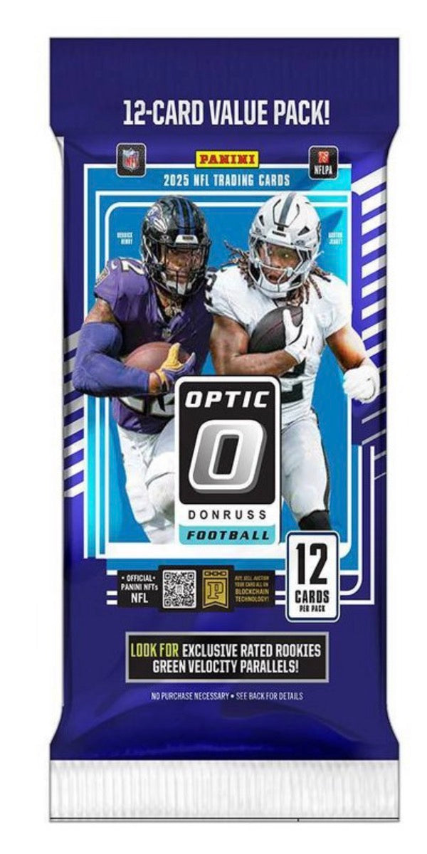 2025 Panini Donruss Optic NFL Trading Card Value Pack